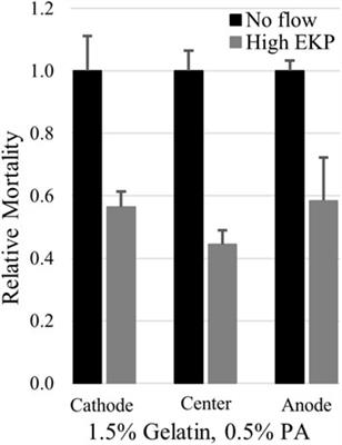 Anionic polymers amplify electrokinetic perfusion through extracellular matrices